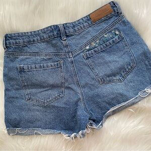 Organic Blue Denim Jean Shorts 9/29